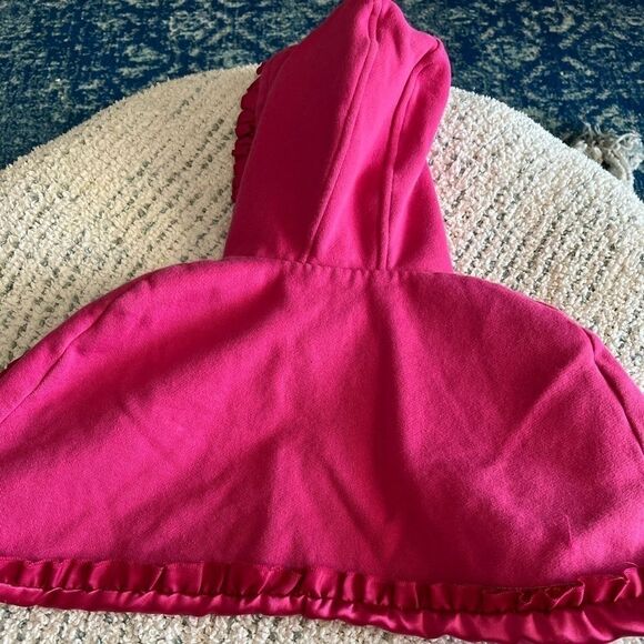 Disney Princess Pink Toddler 3T Sweatshirt Shawl with Hood - Picture 4 of 6